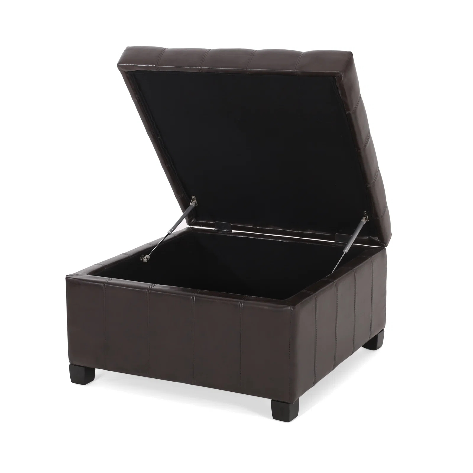 【Furniture】Francisville Vegan Leather Ottoman